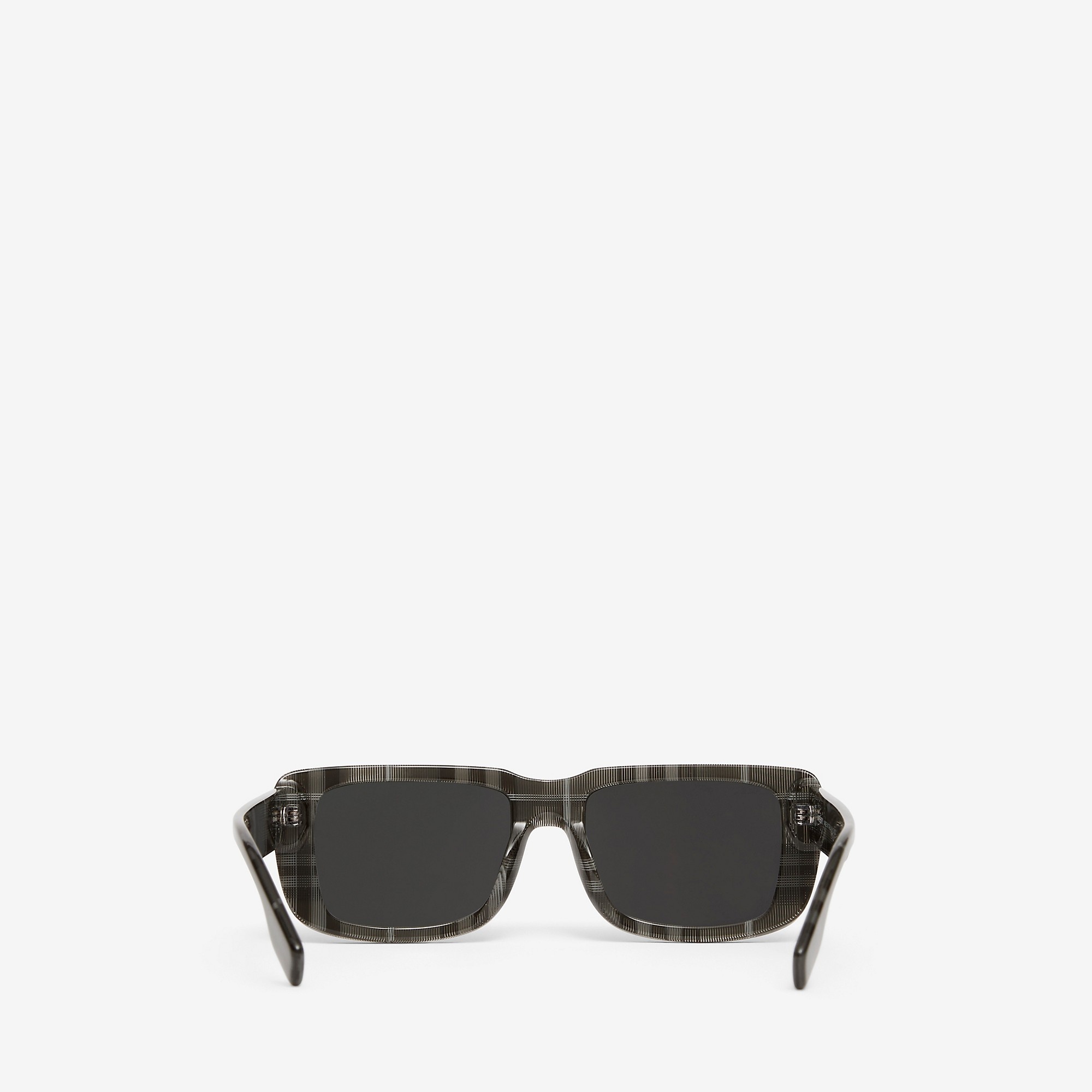 Check Rectangular Frame Sunglasses - 3