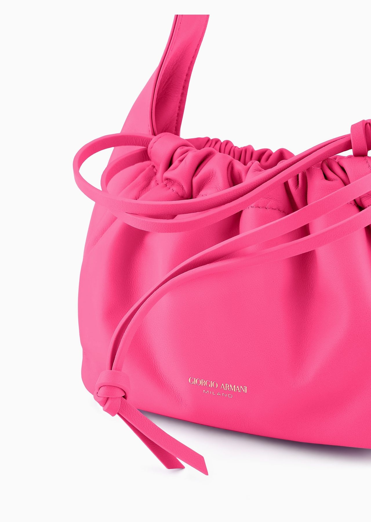 ASV small nappa leather bucket bag - 5
