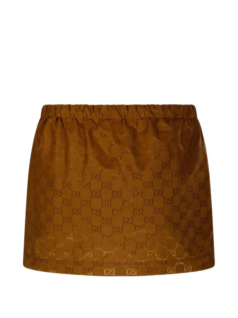 GUCCI Gucci Monogram Elasticated Mini Skirt outlook