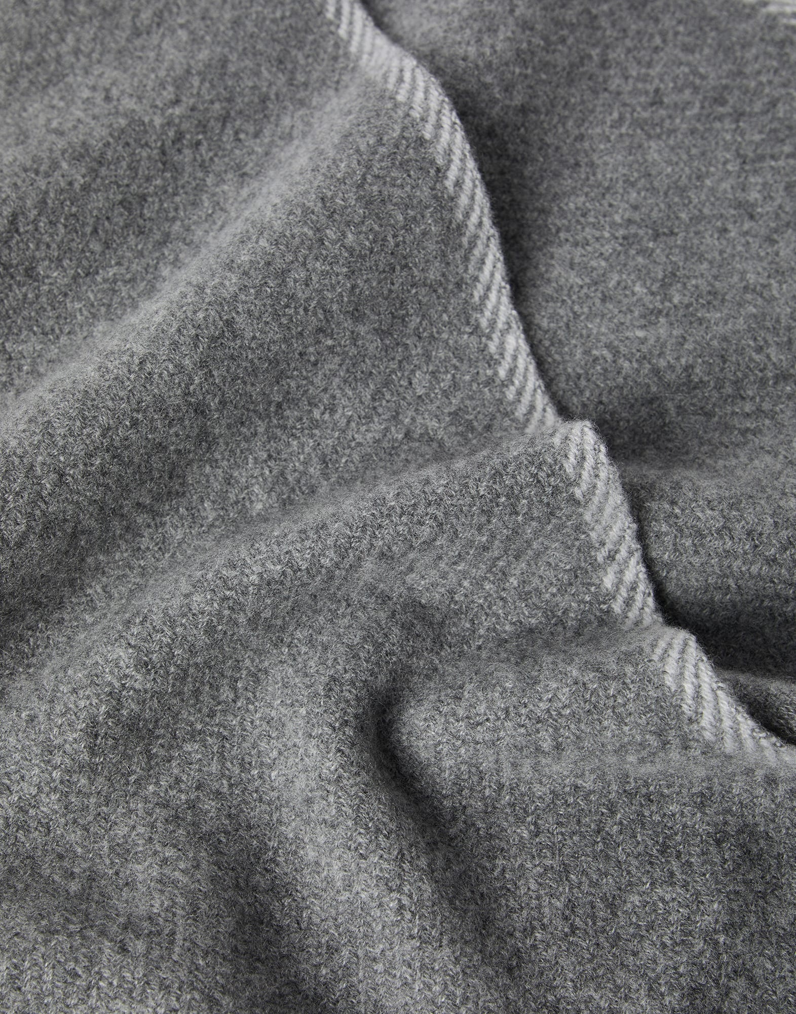 Cashmere diagonal scarf - 3