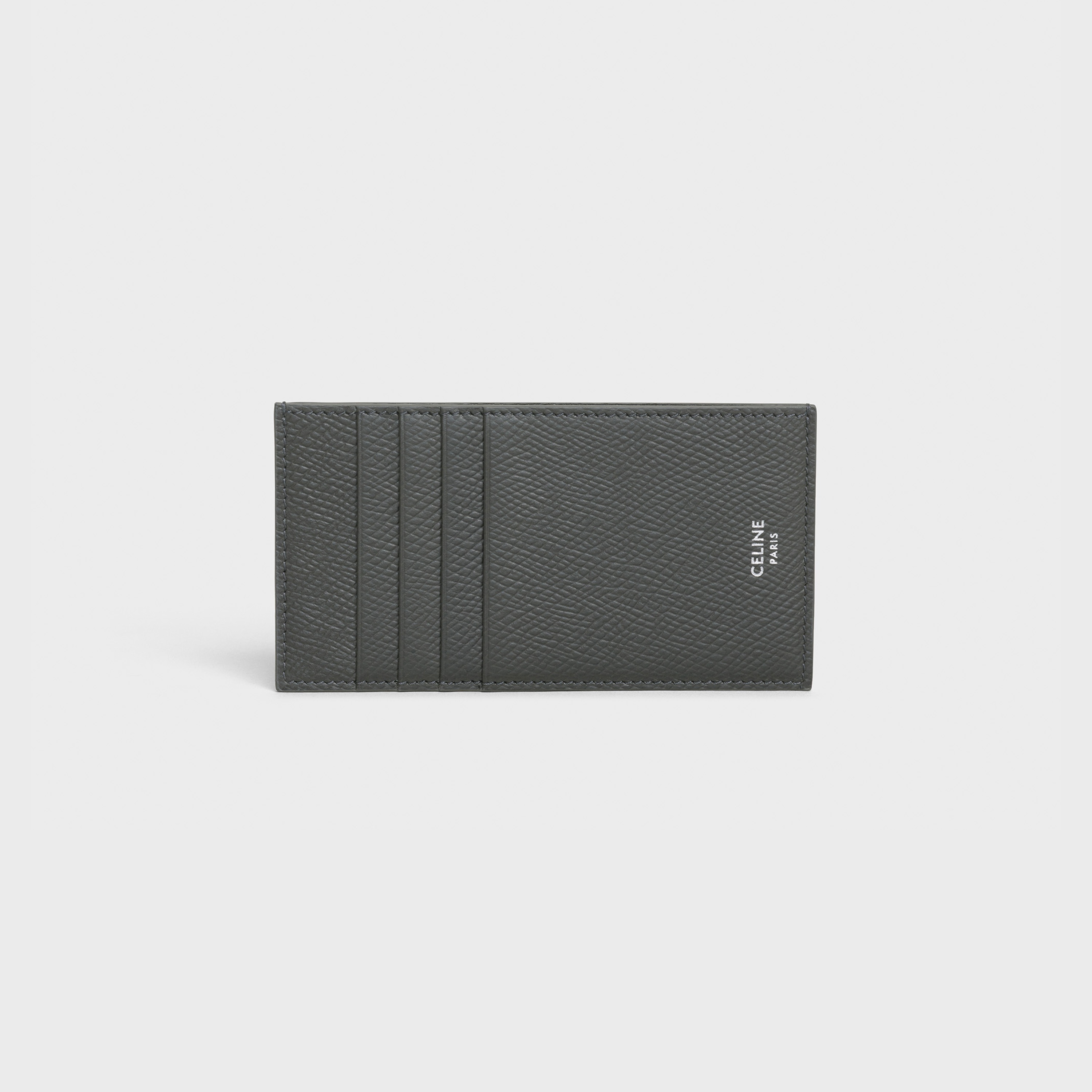 COMPACT CARD HOLDER  IN  GRAINED CALFSKIN - 1