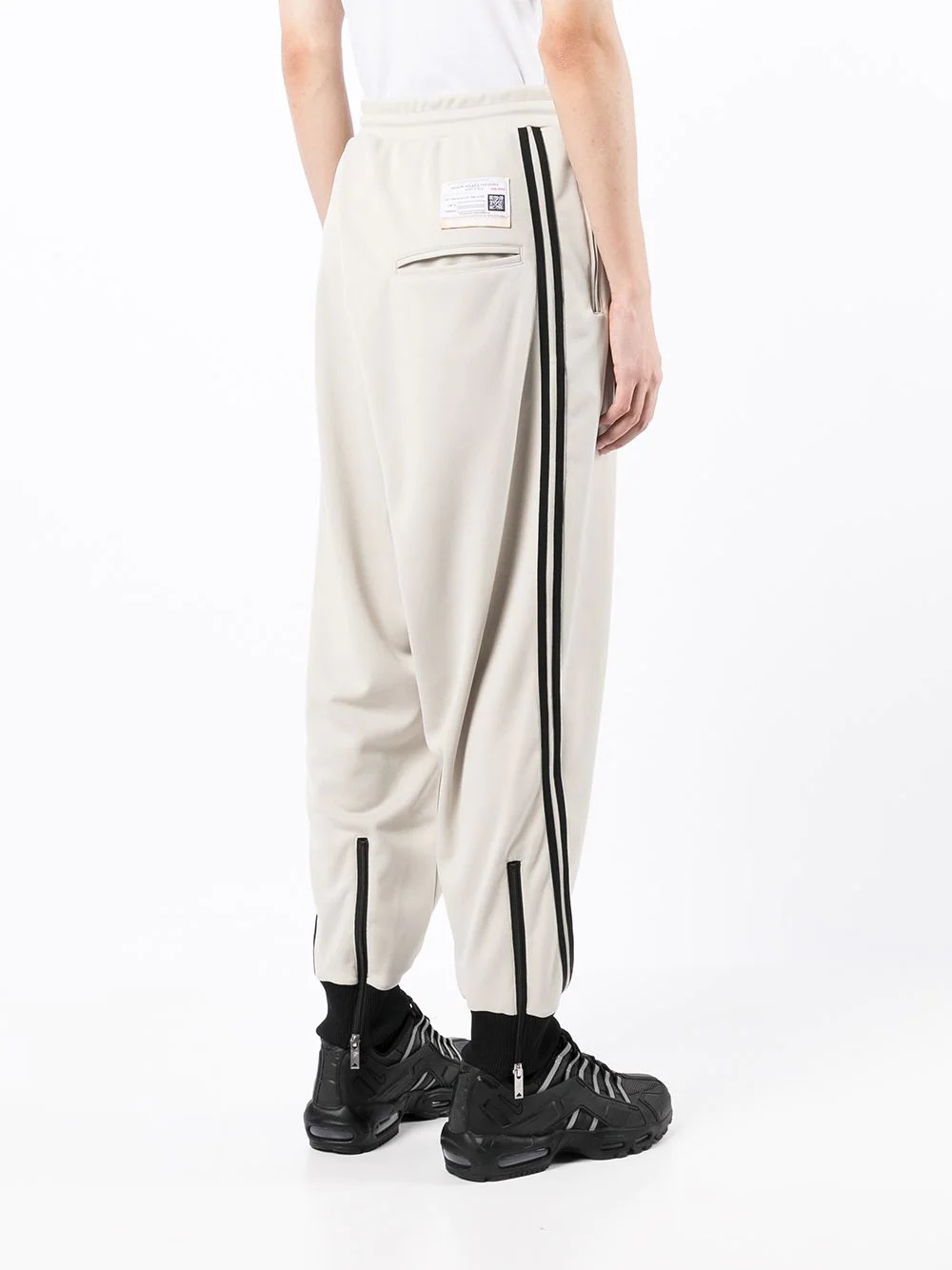 logo-print drop-crotch track pants - 4