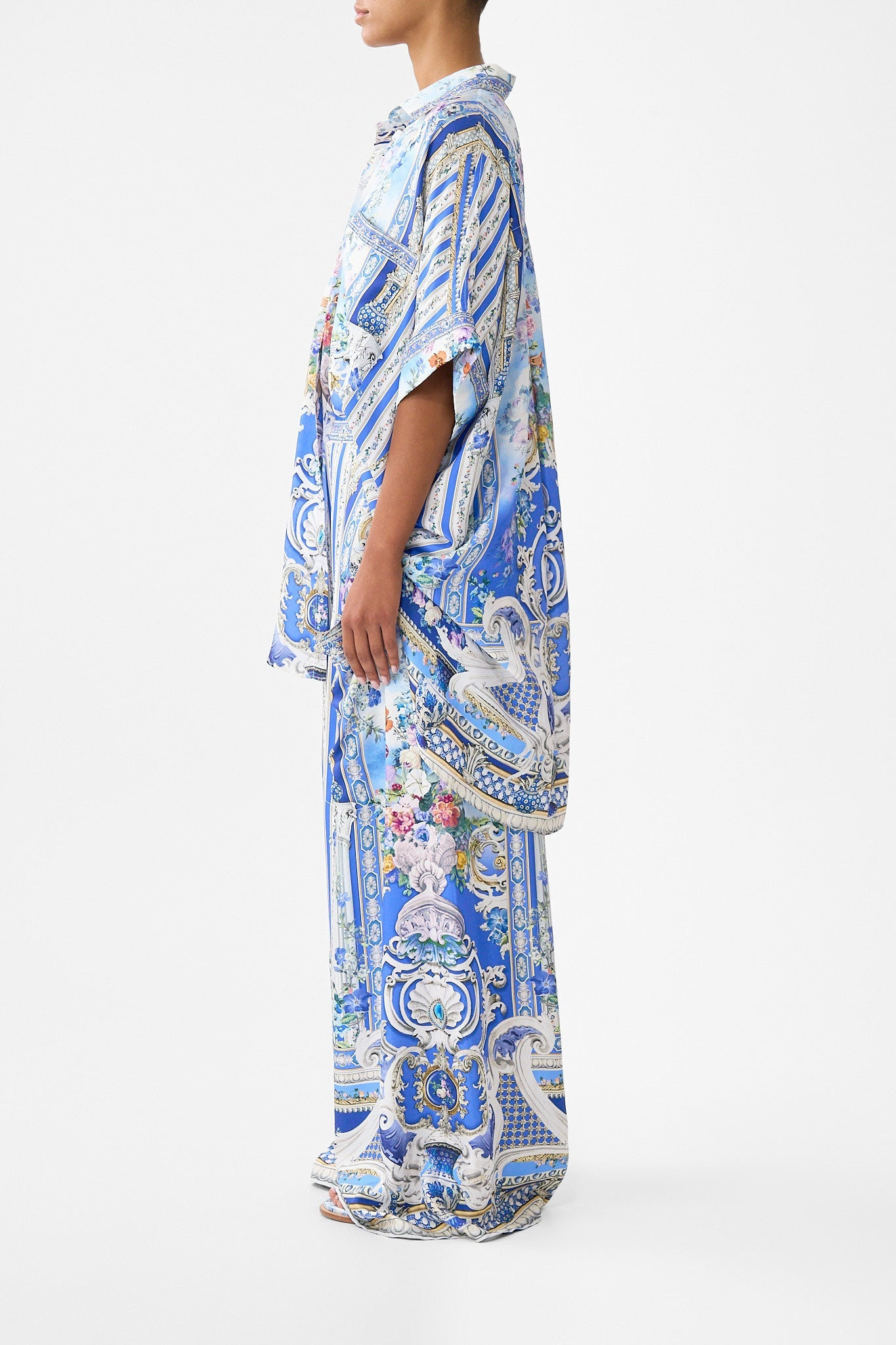 WIDE LEG TROUSER WITH FRONT POCKETS - 3