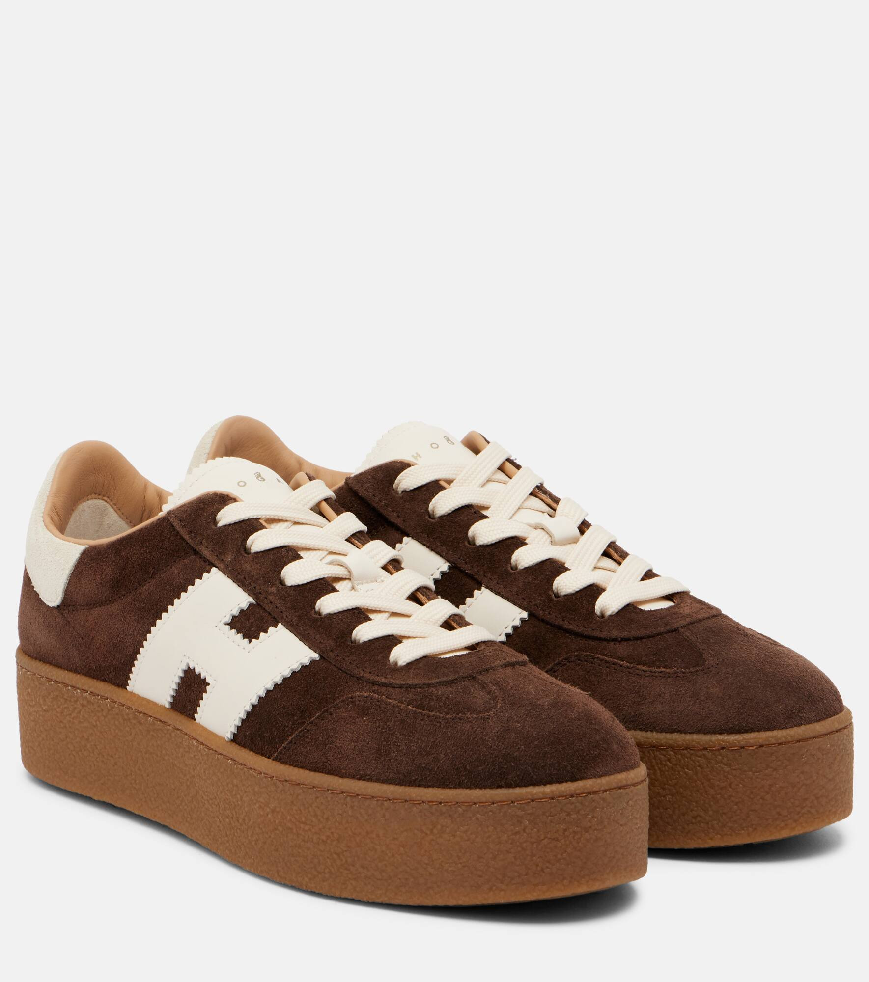 Hogan Cool suede platform sneakers - 1