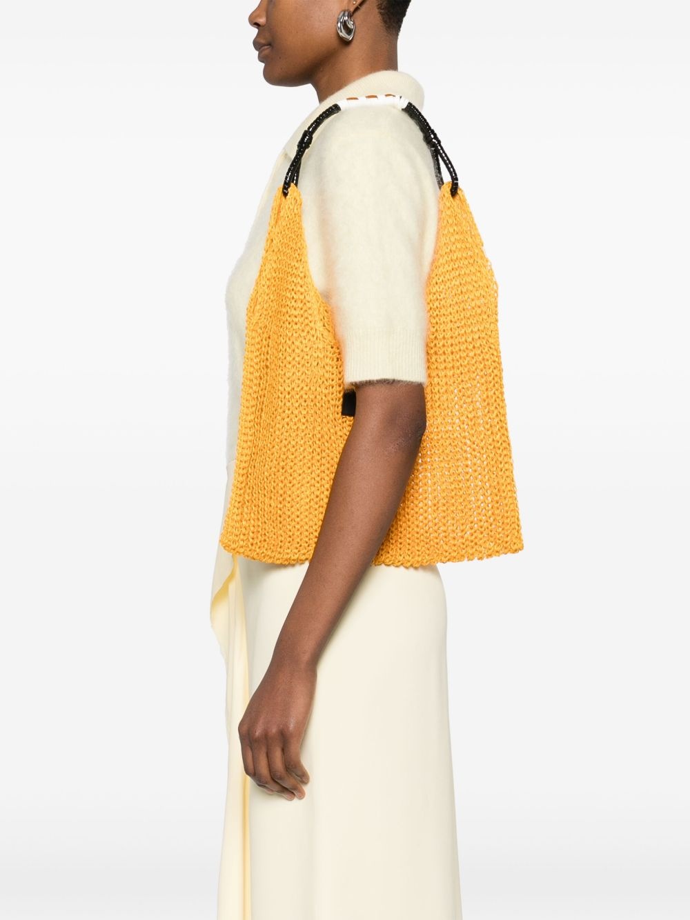 knitted tote bag - 2