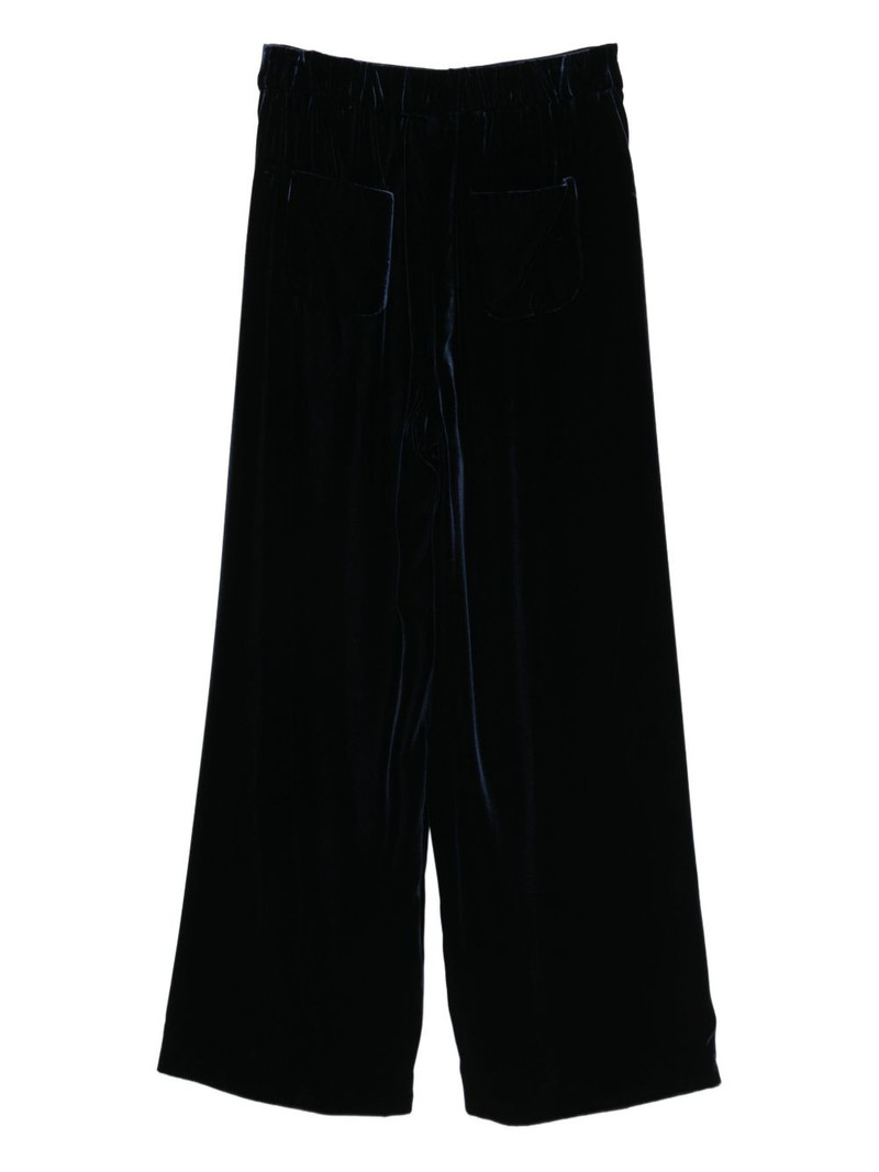 EMPORIO ARMANI velvet trousers outlook
