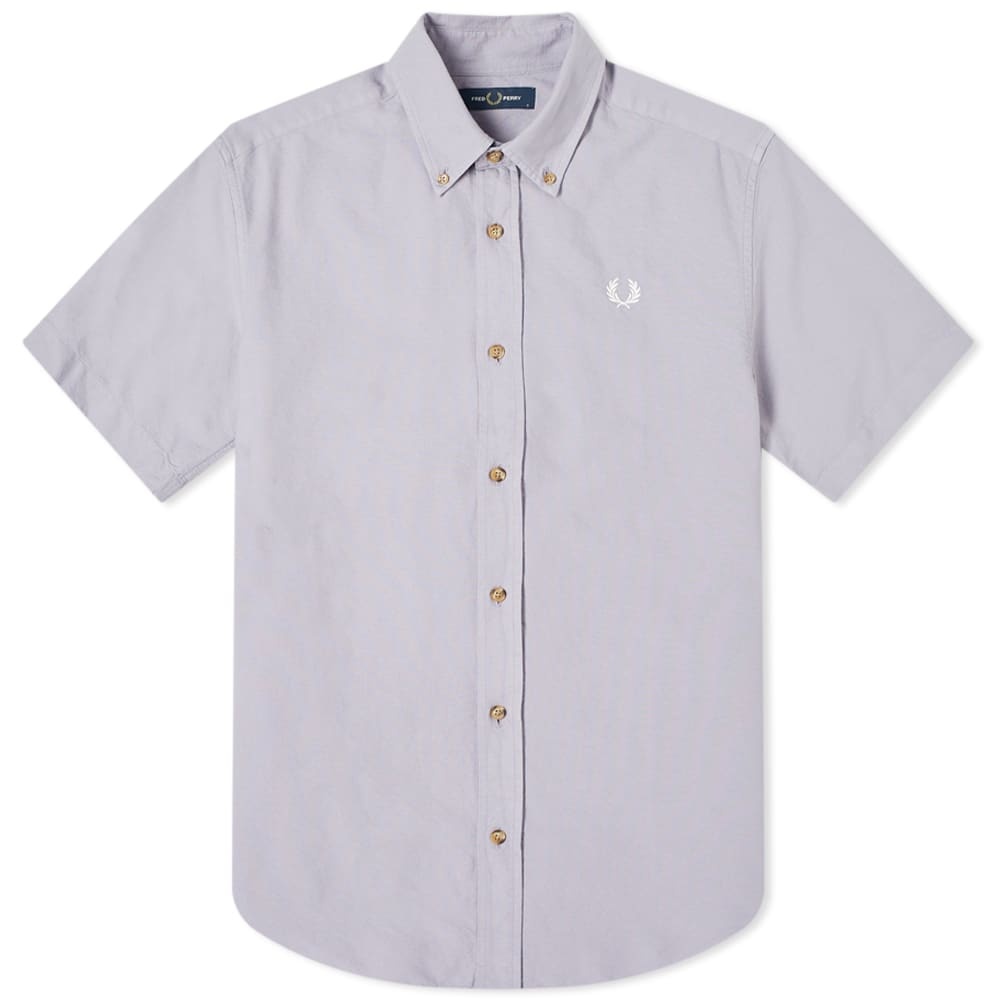 Fred Perry Authentic Short Sleeve Overdyed Shirt - 1