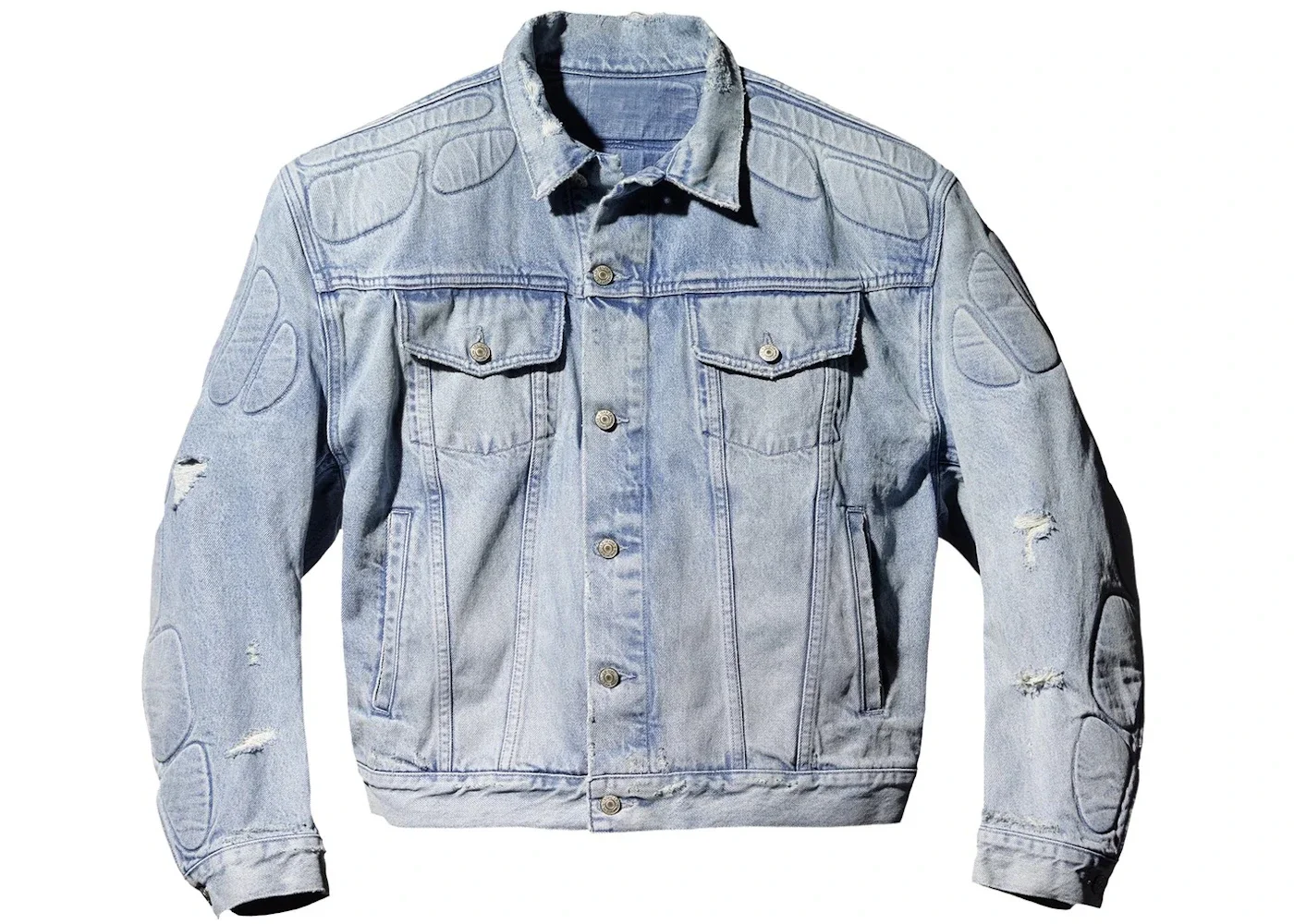 Yeezy Gap Padded Denim Jacket Blue - 1