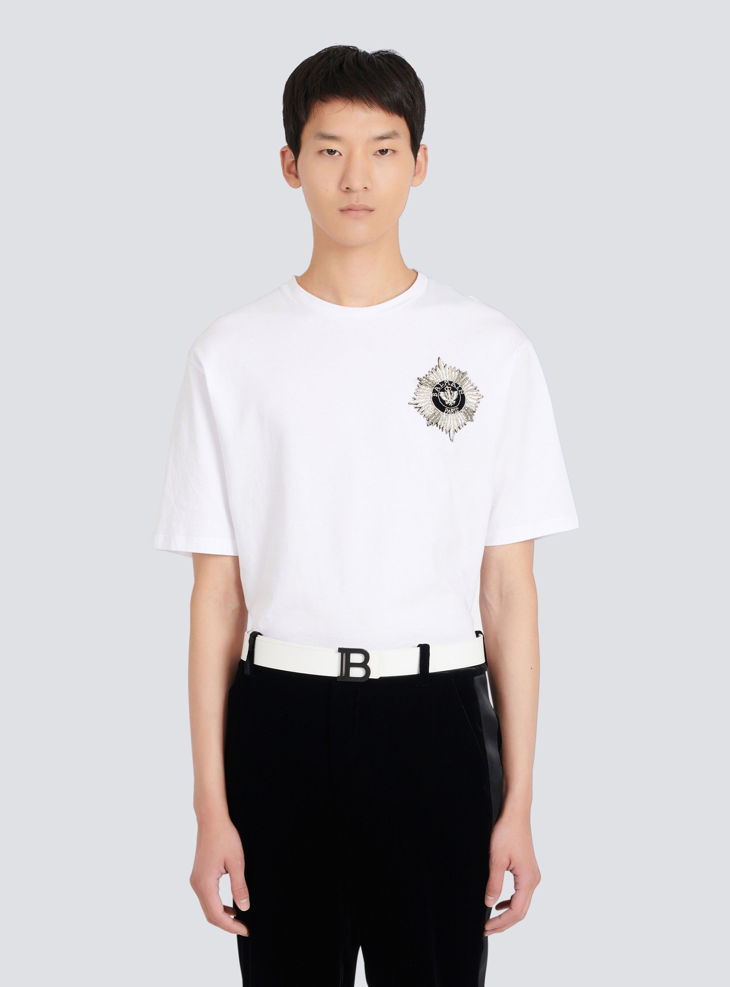 Smooth leather B-Belt belt - 2