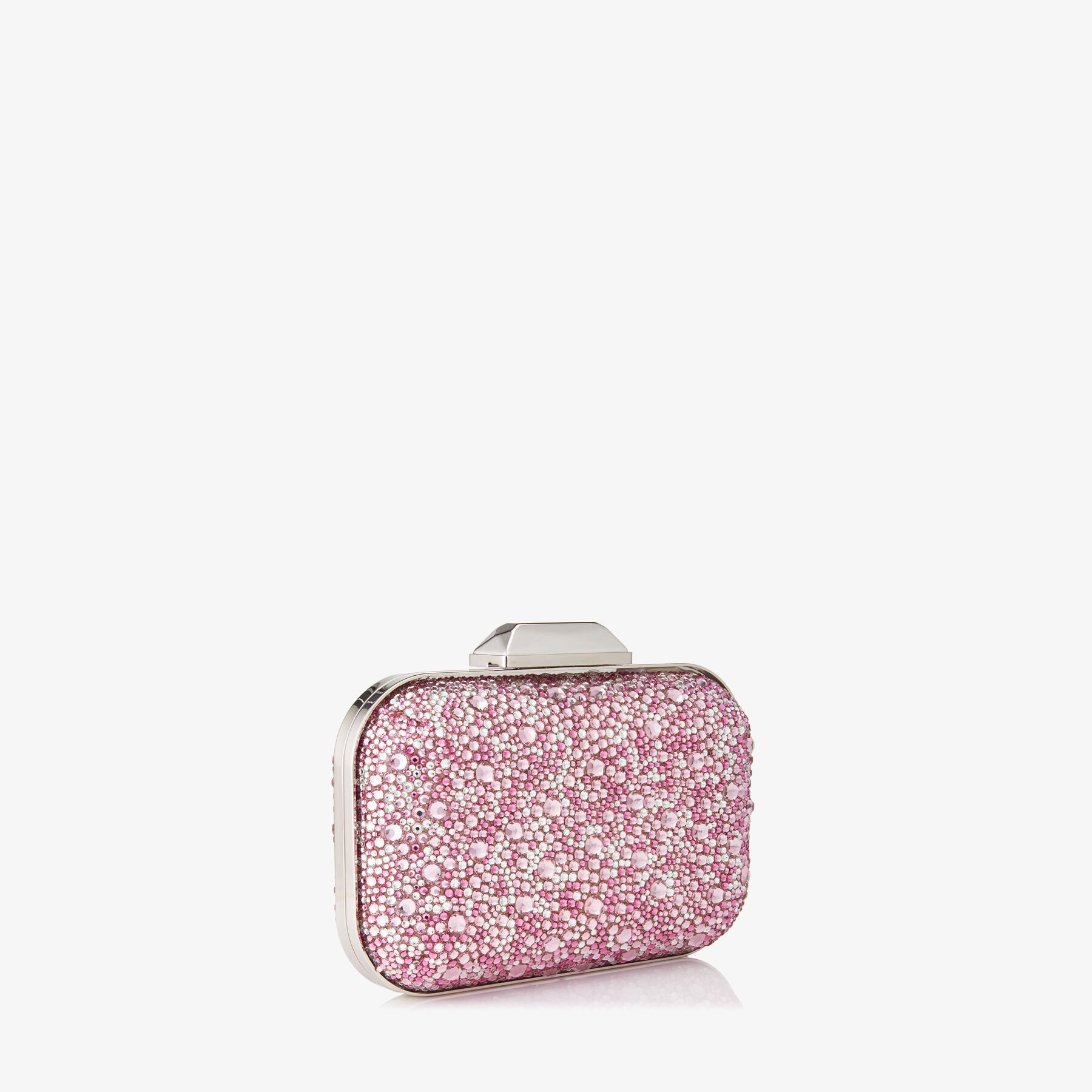 Cloud
Rose Mix Suede and Crystal Covered Clutch Bag - 5