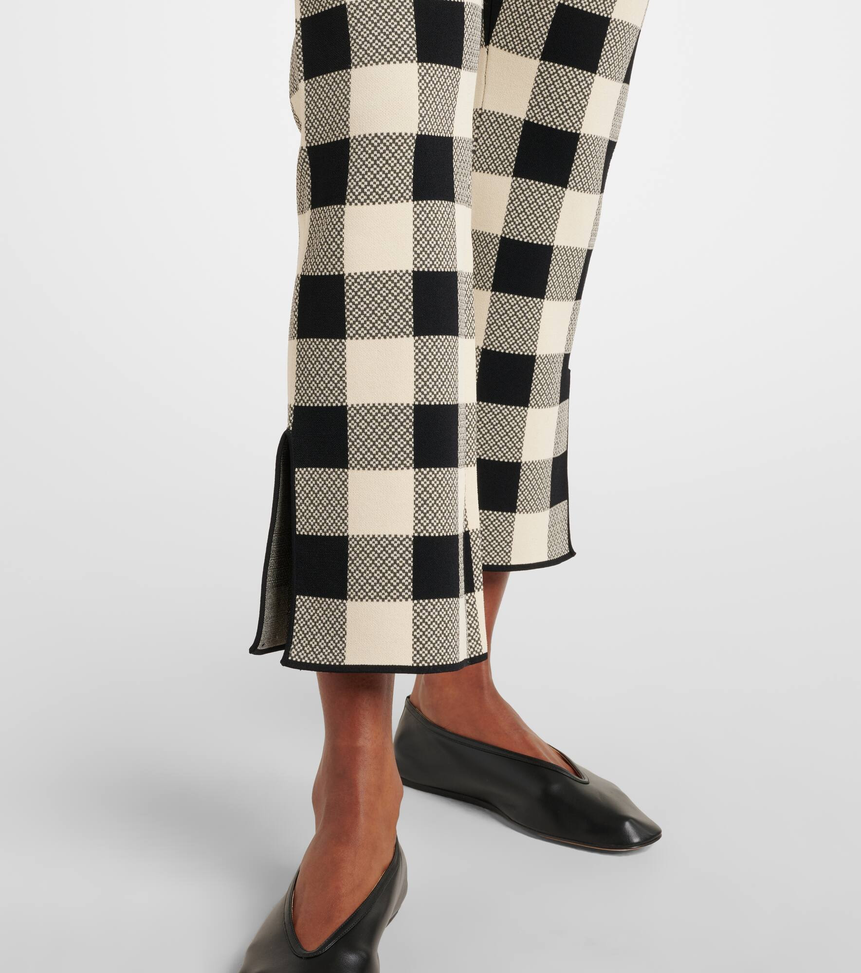 Pippa checked flared pants - 5