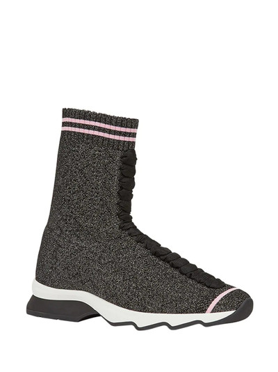 FENDI fabric sock sneakers outlook