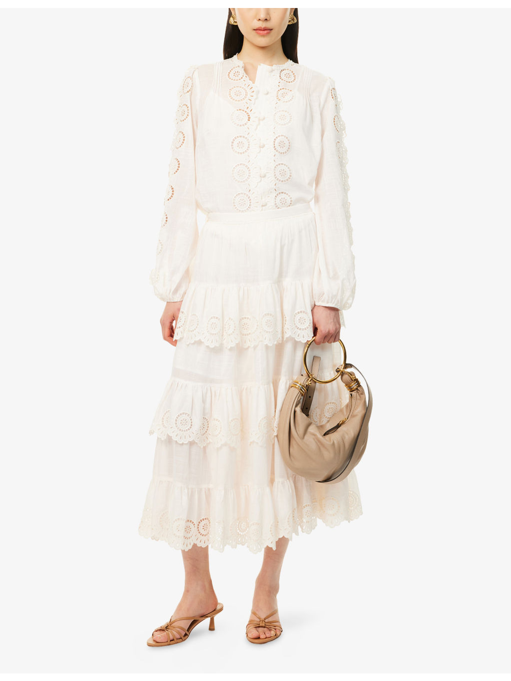 Lucky Embroidered Cotton Blouse - 2