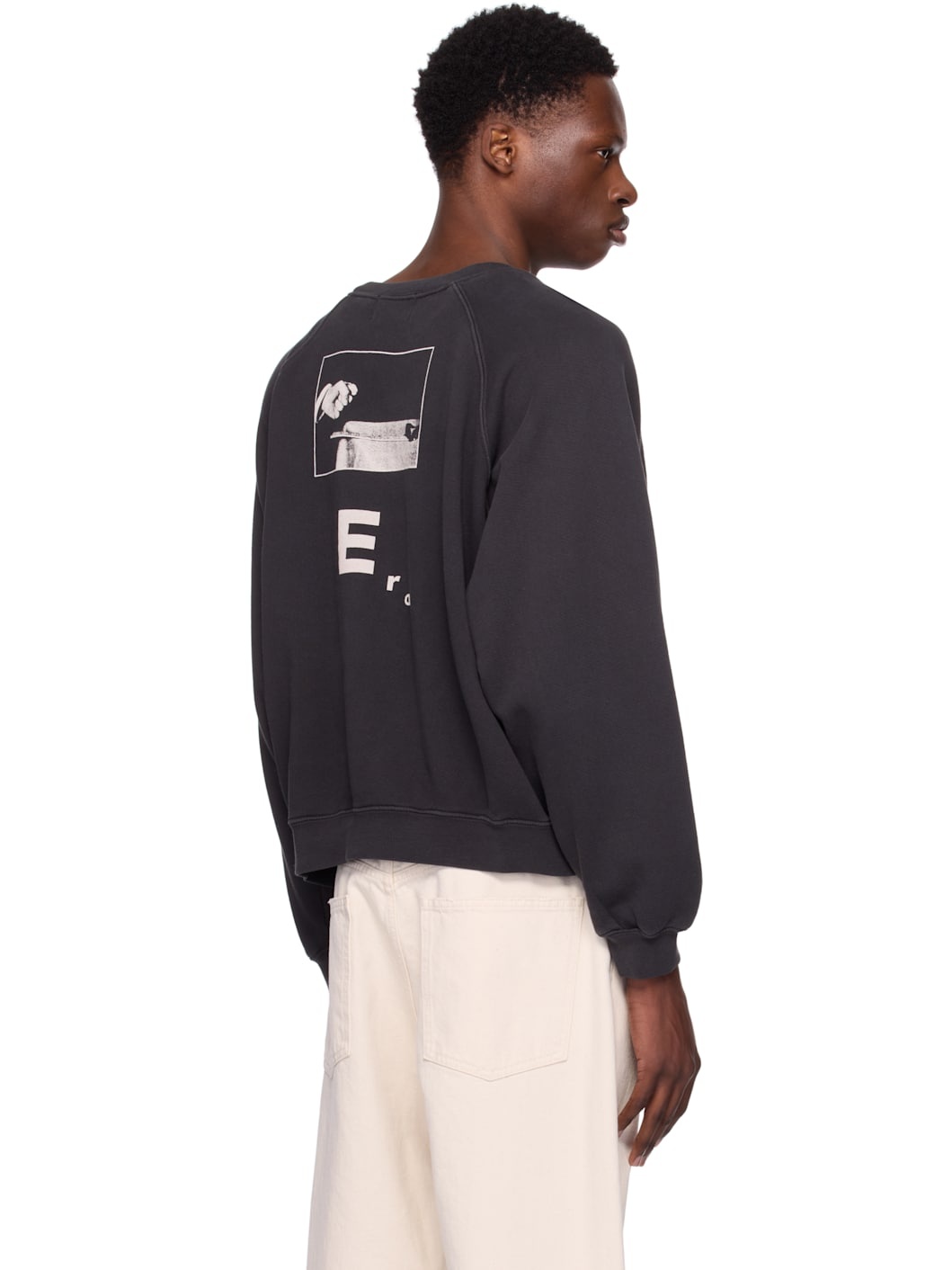 Black Snake Boy Raglan Sweatshirt - 3