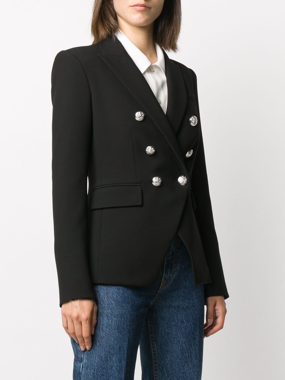 double breasted military jacket - 3