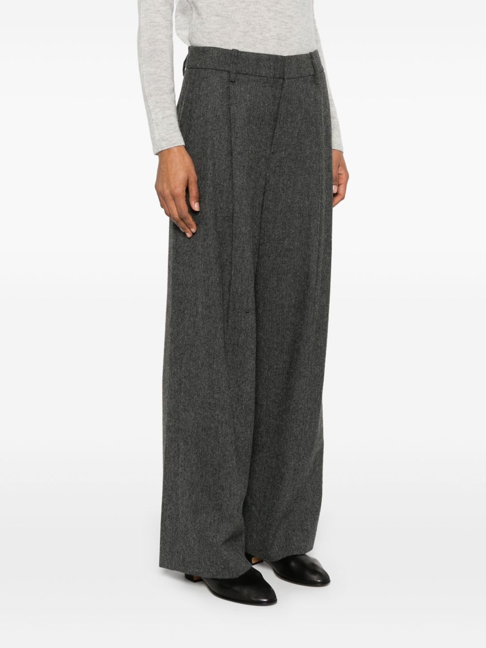 herringbone trousers - 3
