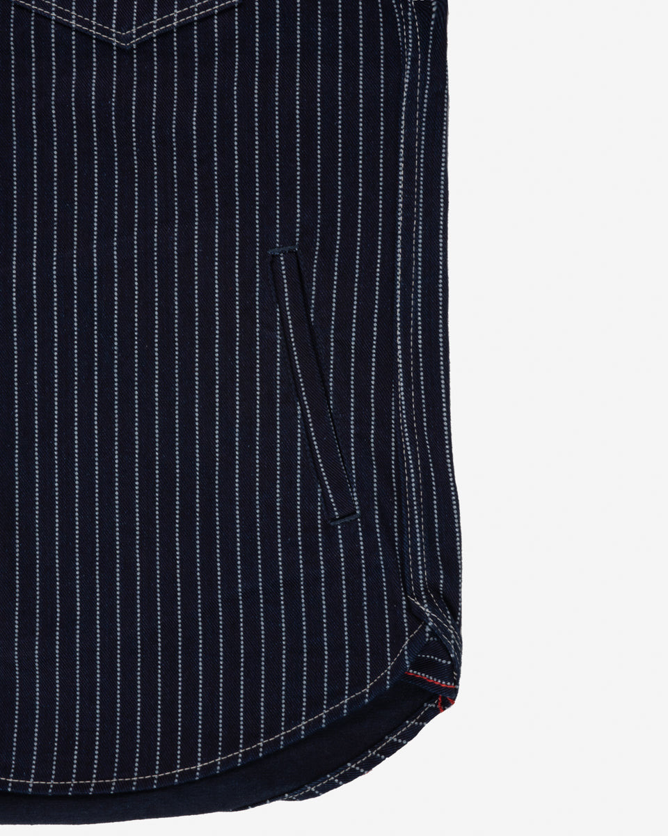 IHSH-227-IND 12oz Wabash CPO Shirt - Indigo - 16