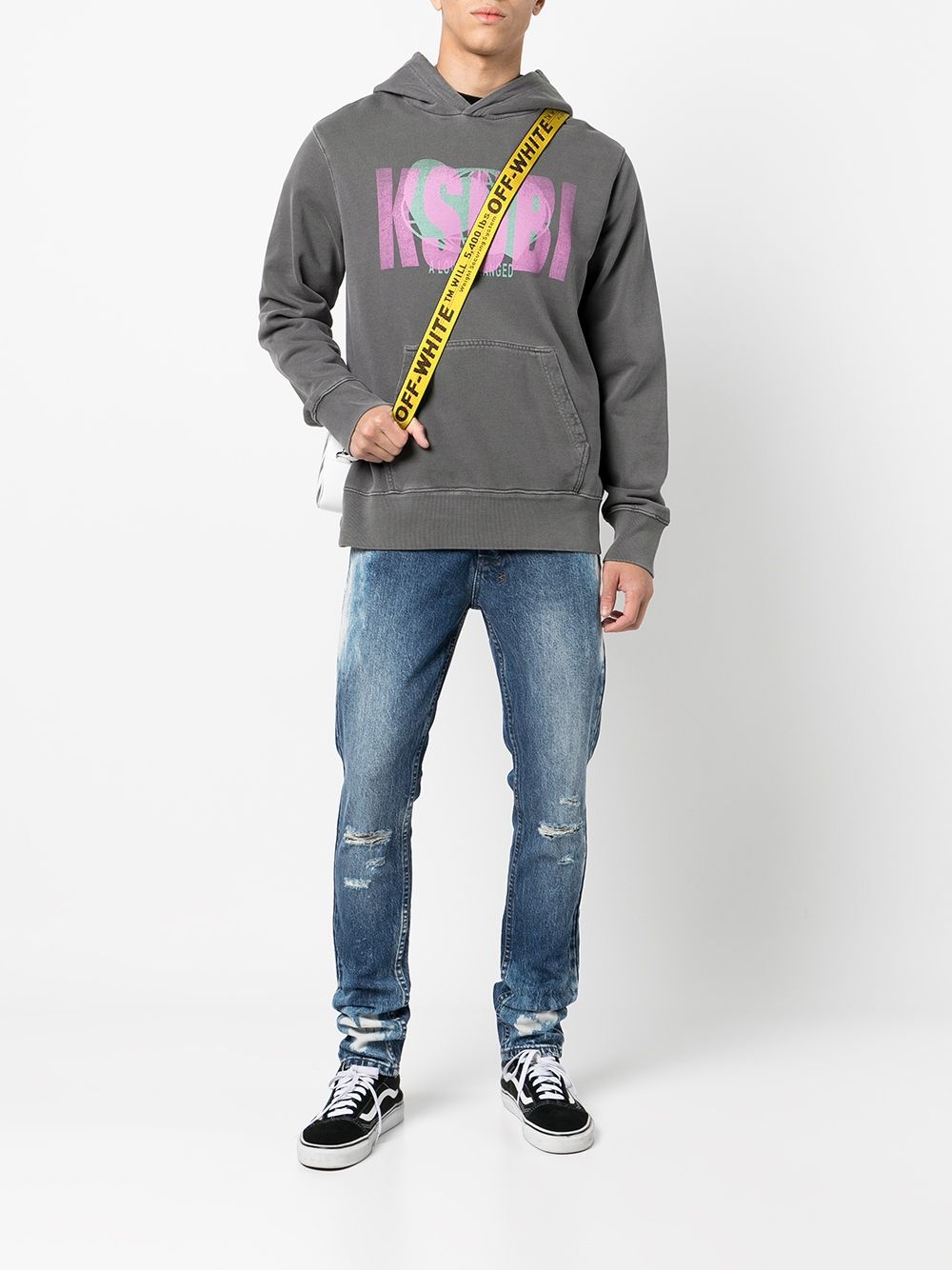 Deranged Kash logo-print hoodie - 2