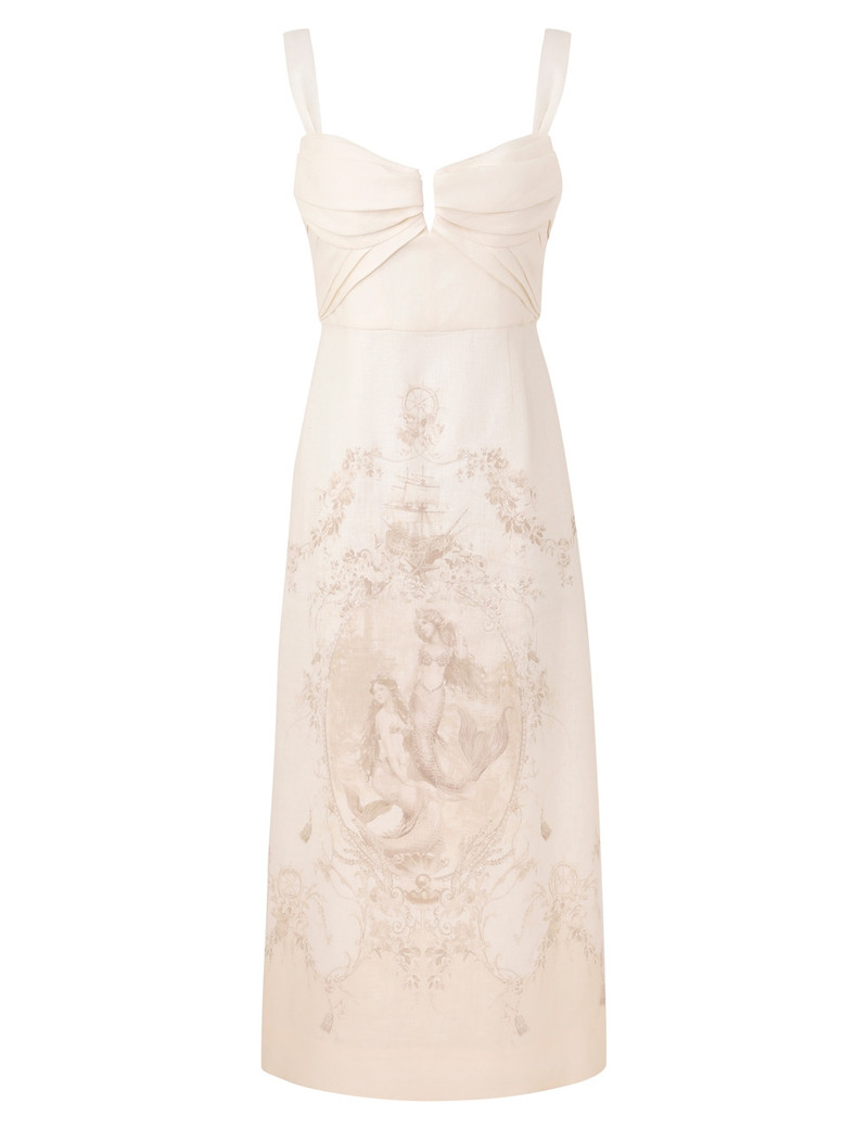 DRAPE MIDI DRESS 1