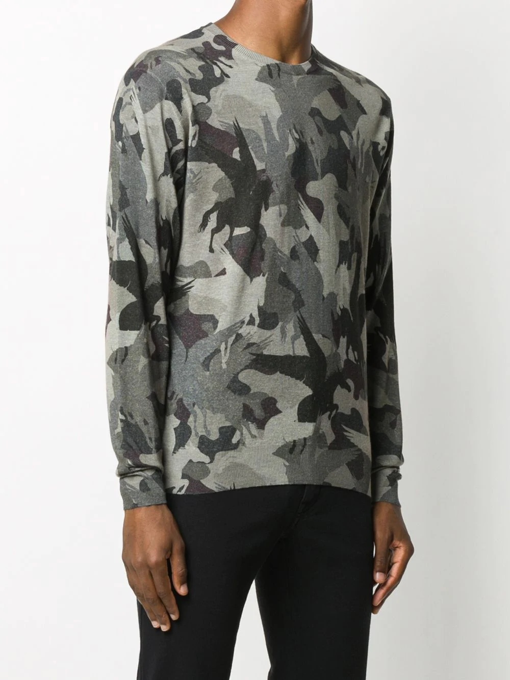 camouflage-pattern jumper - 3