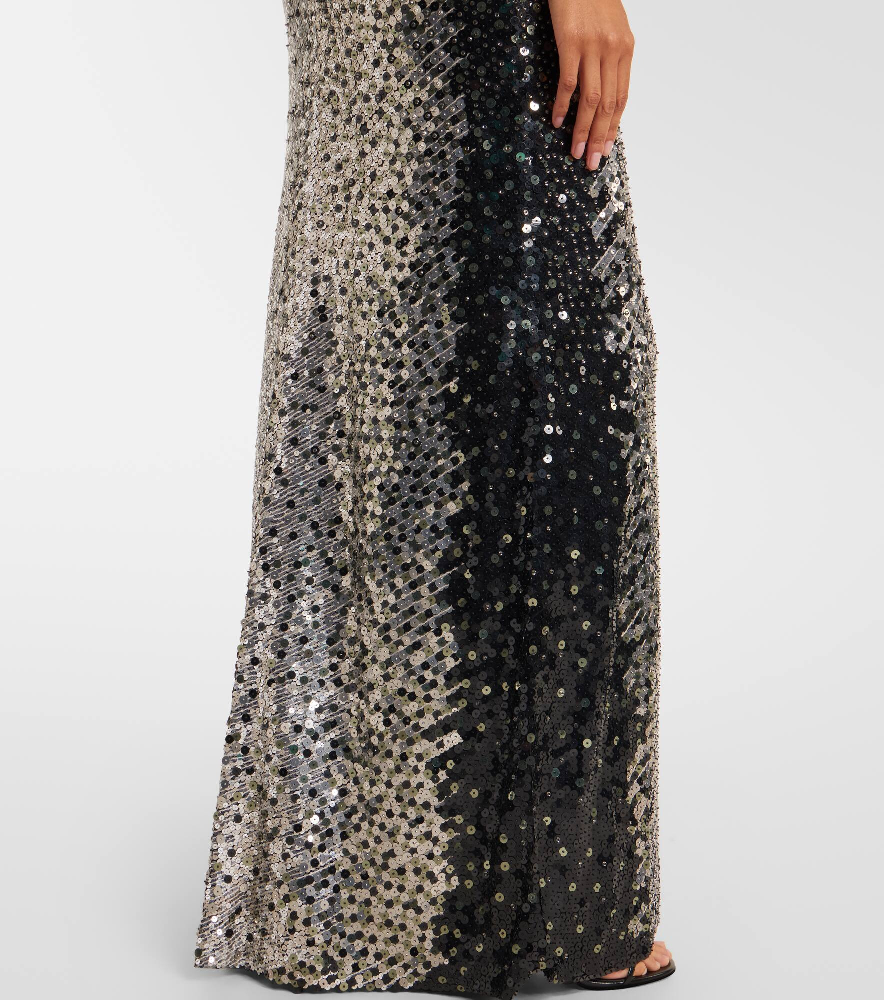 Caron sequined strapless gown - 5