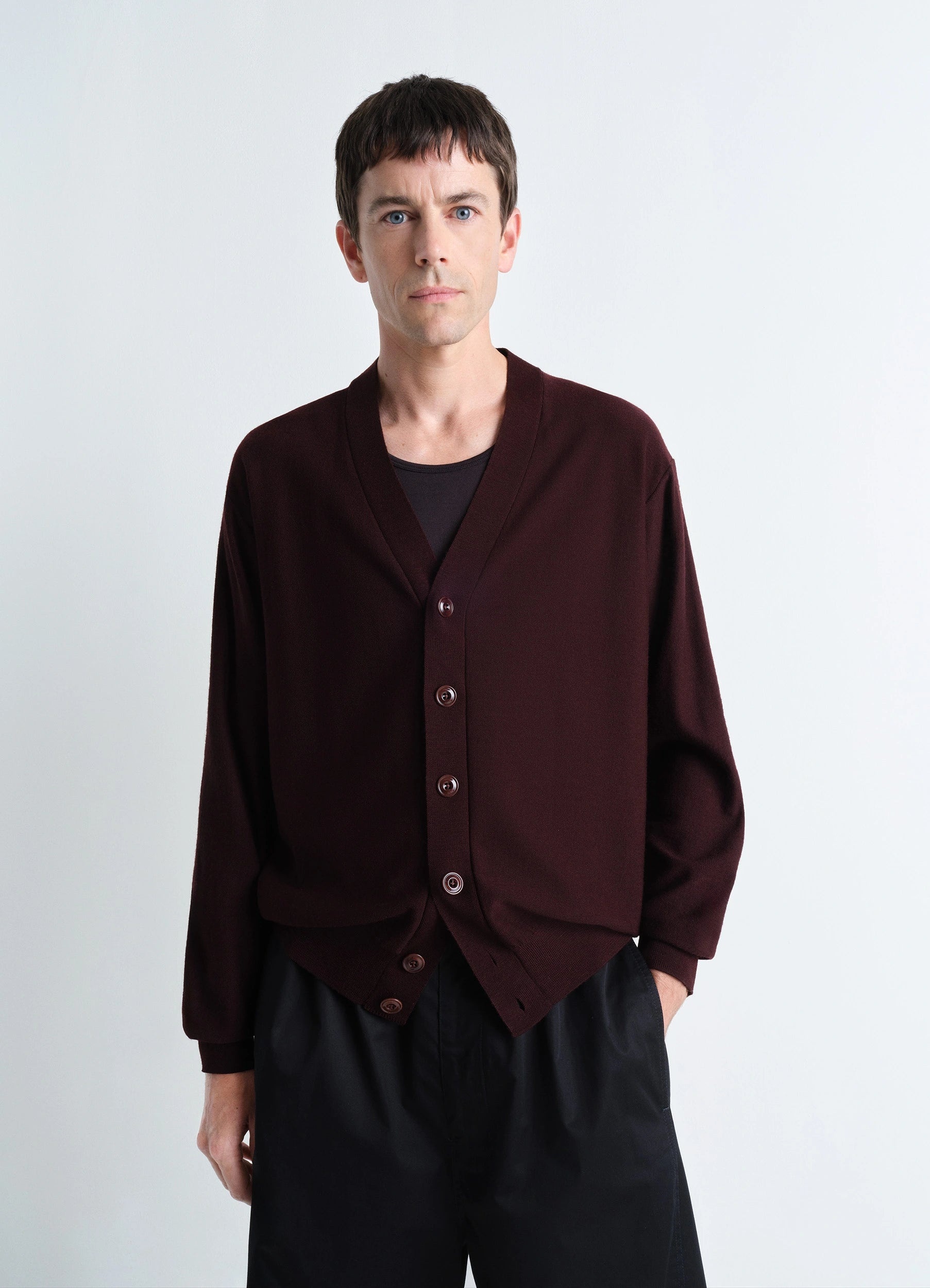 RELAXED TWISTED CARDIGAN - 5