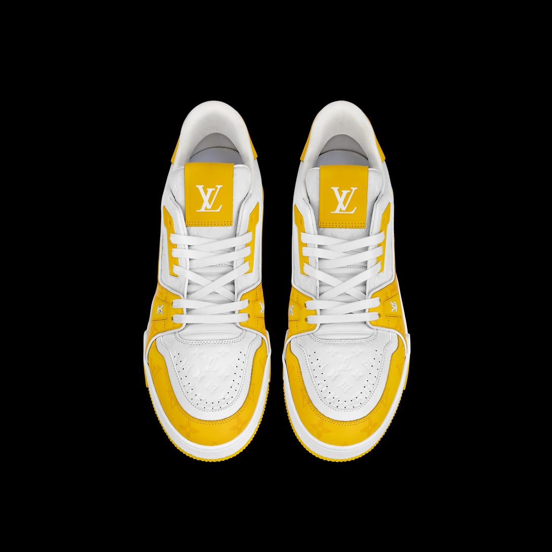 LOUIS VUITTON LV Trainers 'White Yellow' 1AANGL - 2
