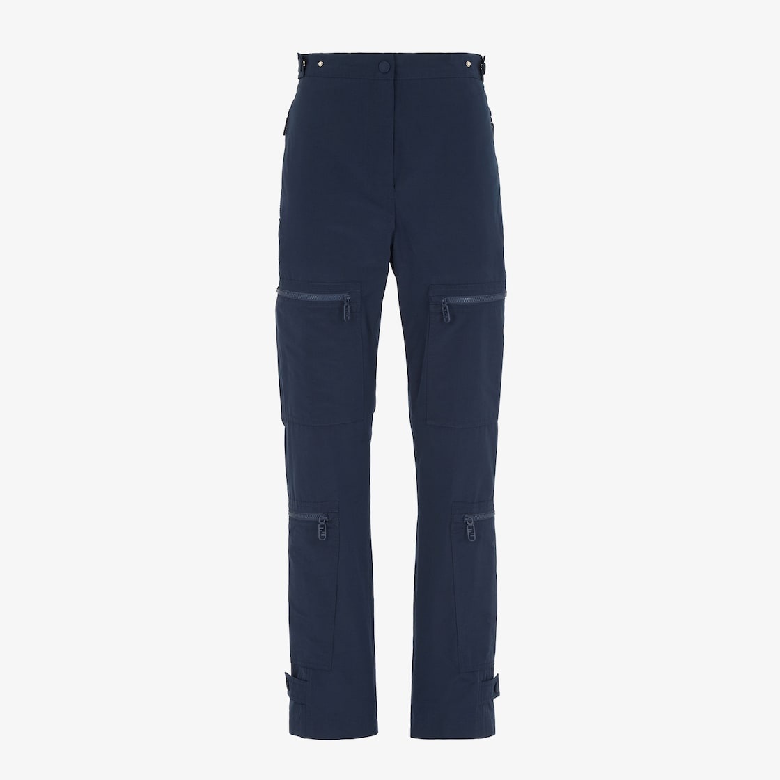 Blue tech cotton pants - 1