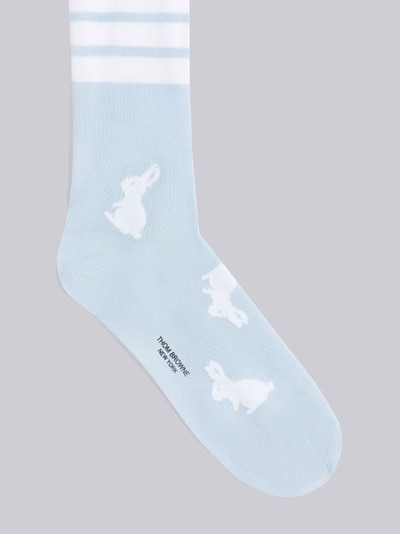 Thom Browne Cotton Rabbit Half Drop 4-Bar Mid Calf Socks outlook