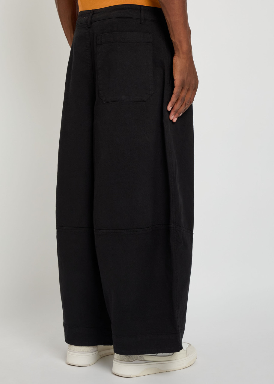 Ymc Deadbeat Wide-leg Stretch-cotton Trousers - 3