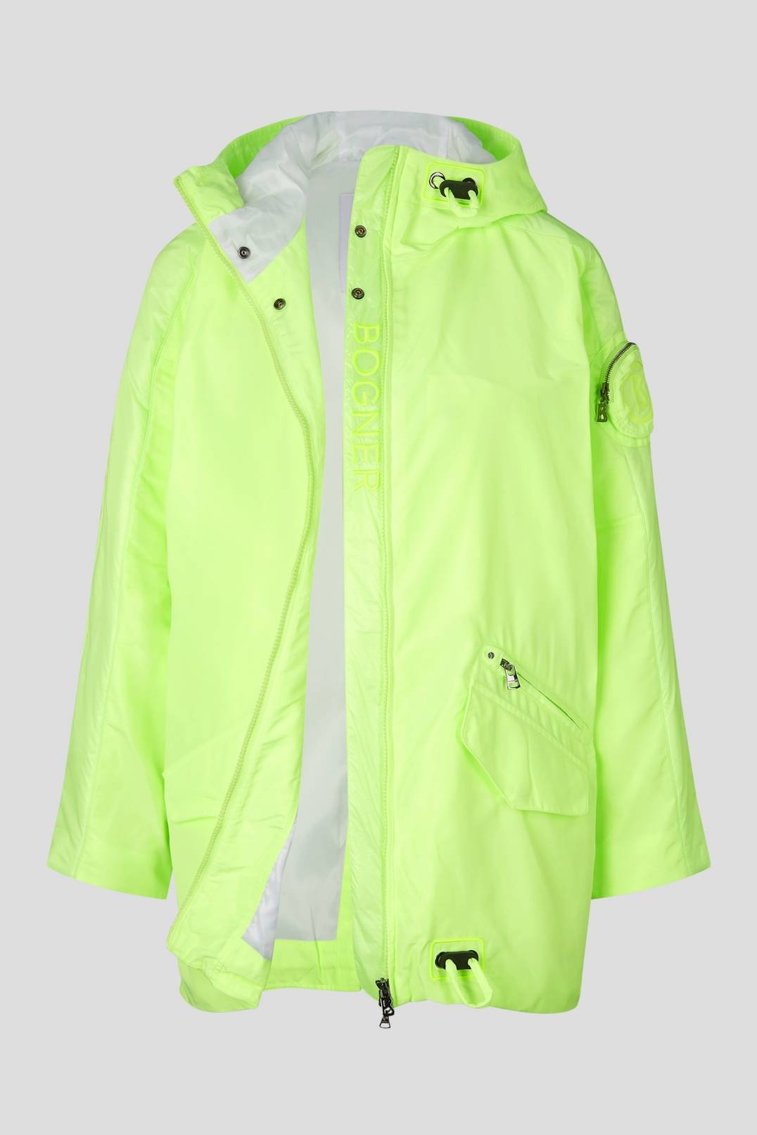 CYNDI FUNCTIONAL PARKA IN LIME - 7