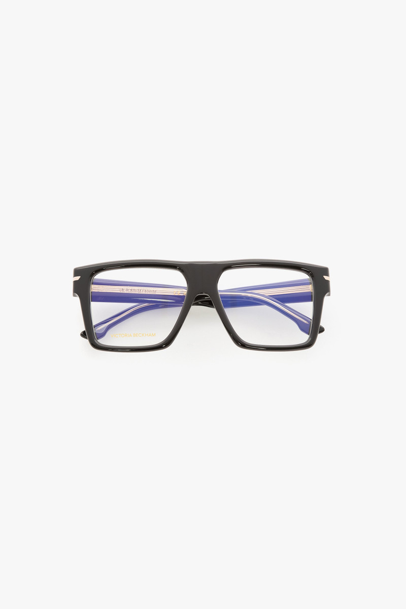 Sculpted Flat Top Frame In Black 1