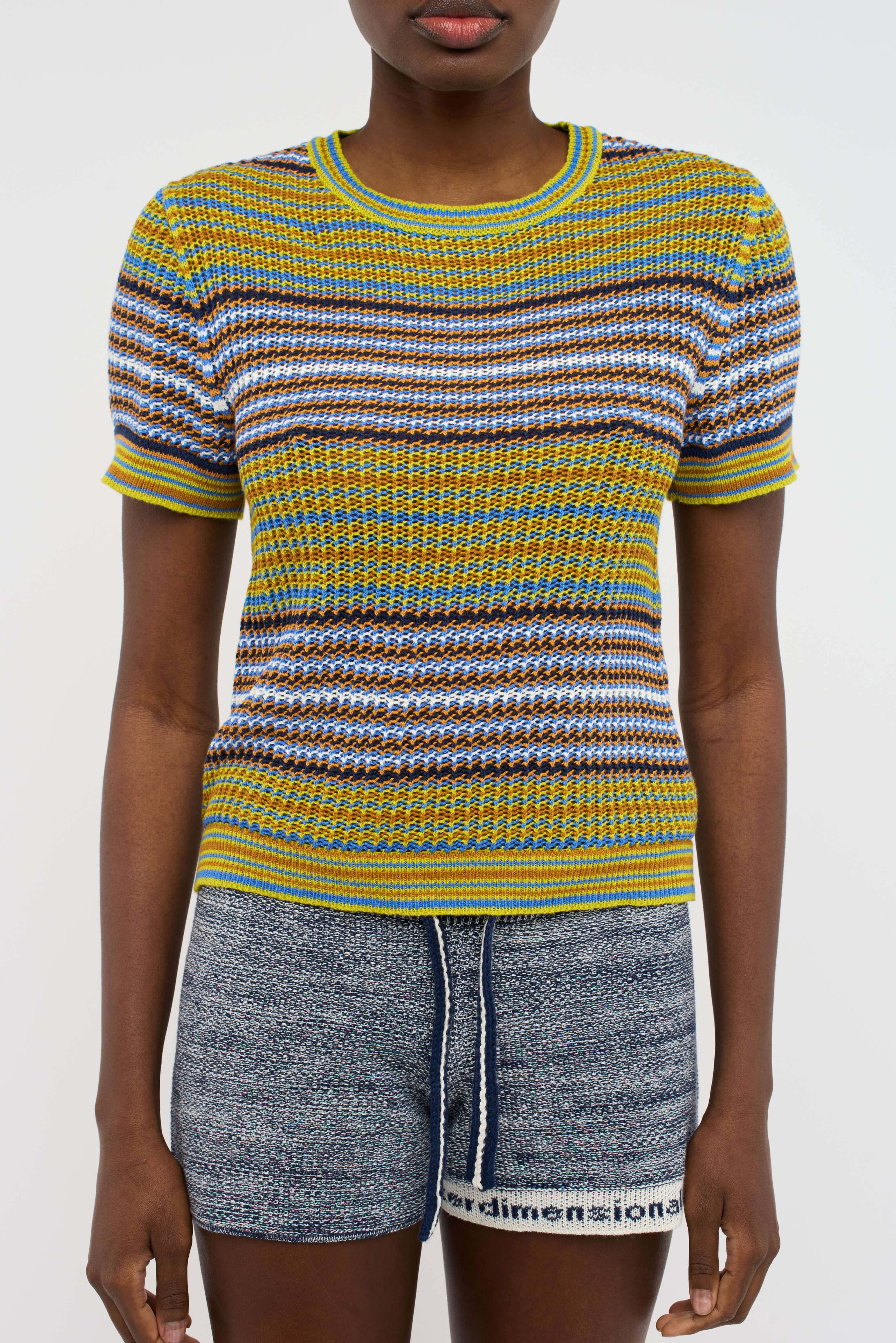 NOVA NET STRIPE WOMEN'S TOP - 3
