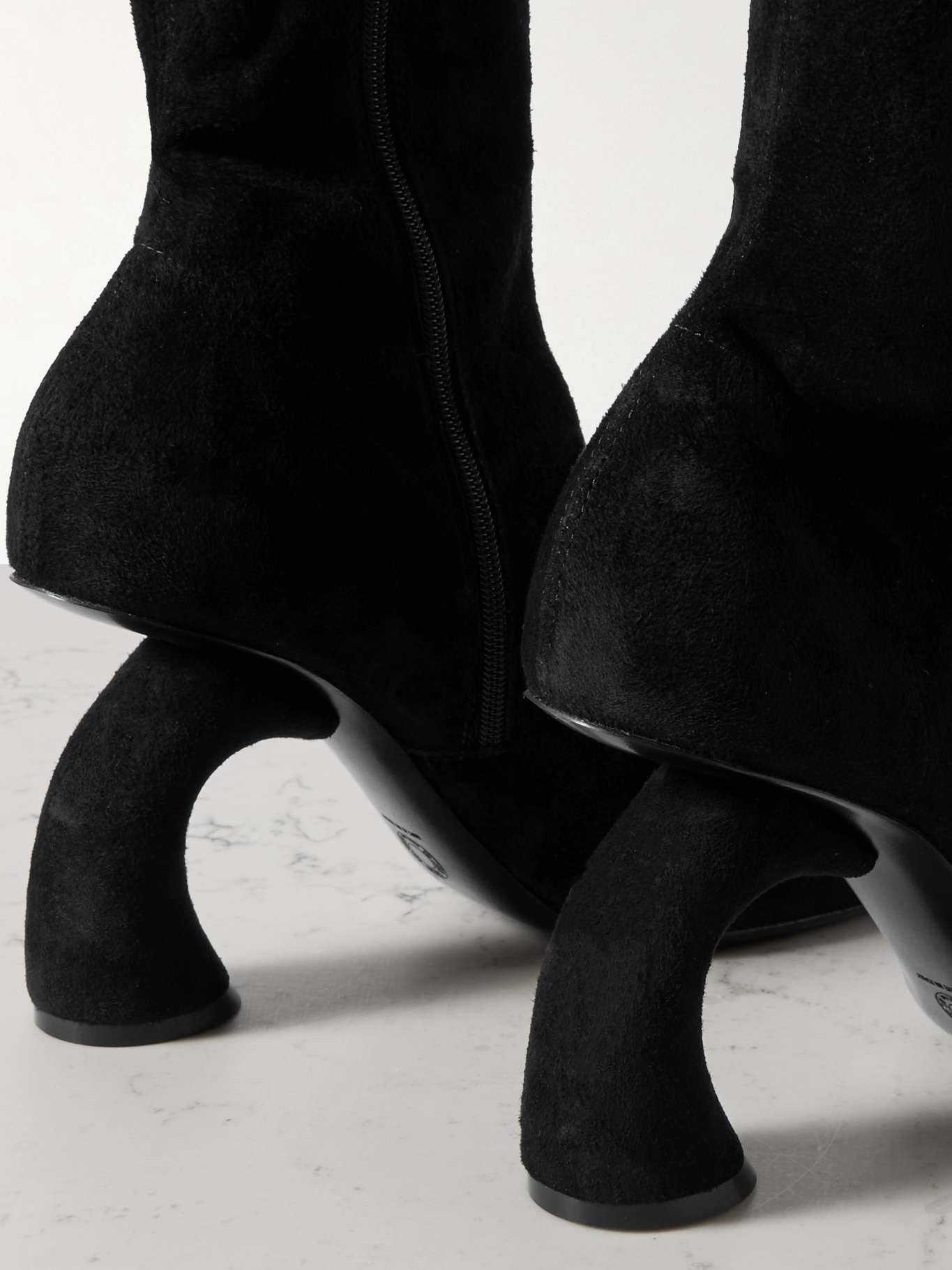 Suede ankle boots - 4