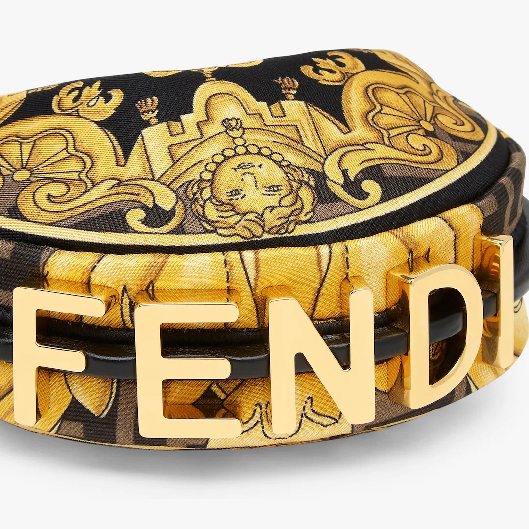Fendace Black silk  charm - 3