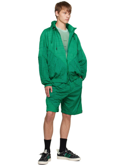 Song for the Mute Green adidas Originals Edition Paneled Shorts outlook