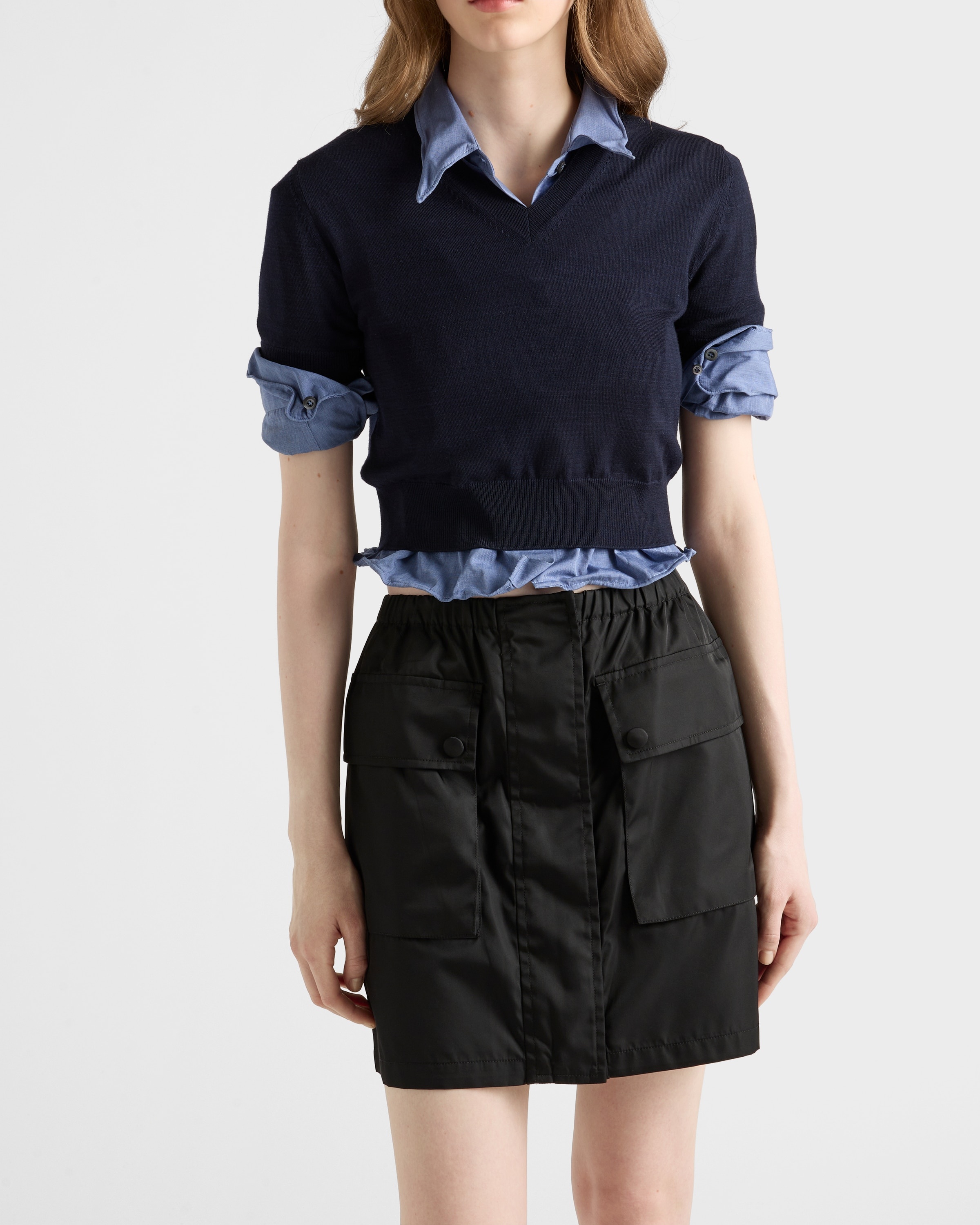 Re-Nylon miniskirt - 3