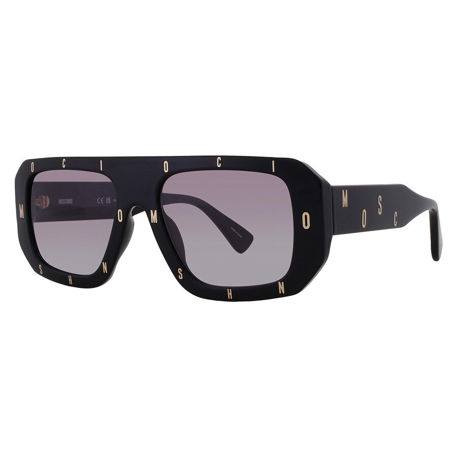 Moschino Dark Grey Shaded Browline Ladies Sunglasses MOS129/S 0807/9O 54 - 2