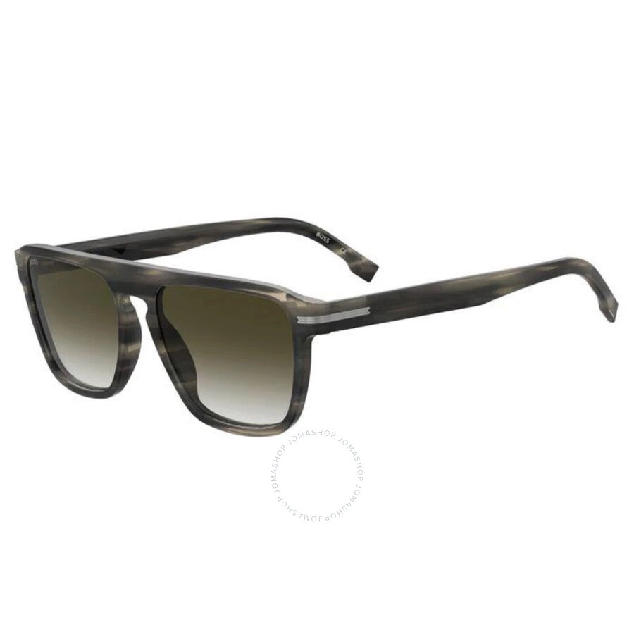 Hugo Boss - Hugo Boss Green Shaded Sport Men's Sunglasses BOSS 1599/S 02W8/9K 56 - 1