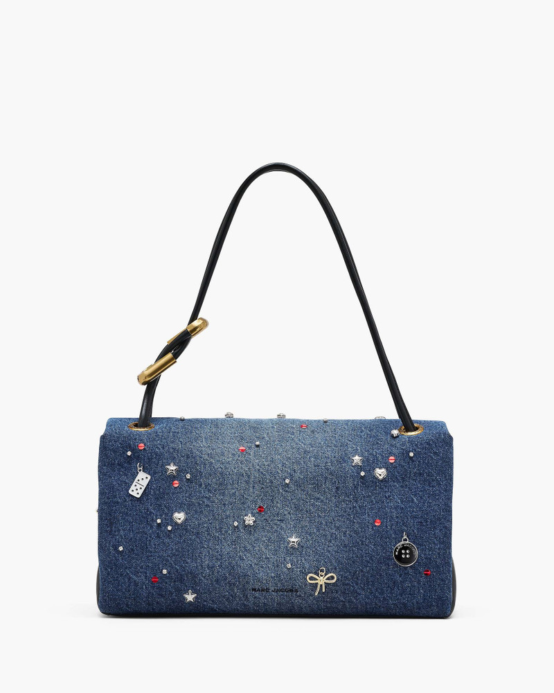THE TRINKET CHARM DENIM LARGE DUAL BAG 3