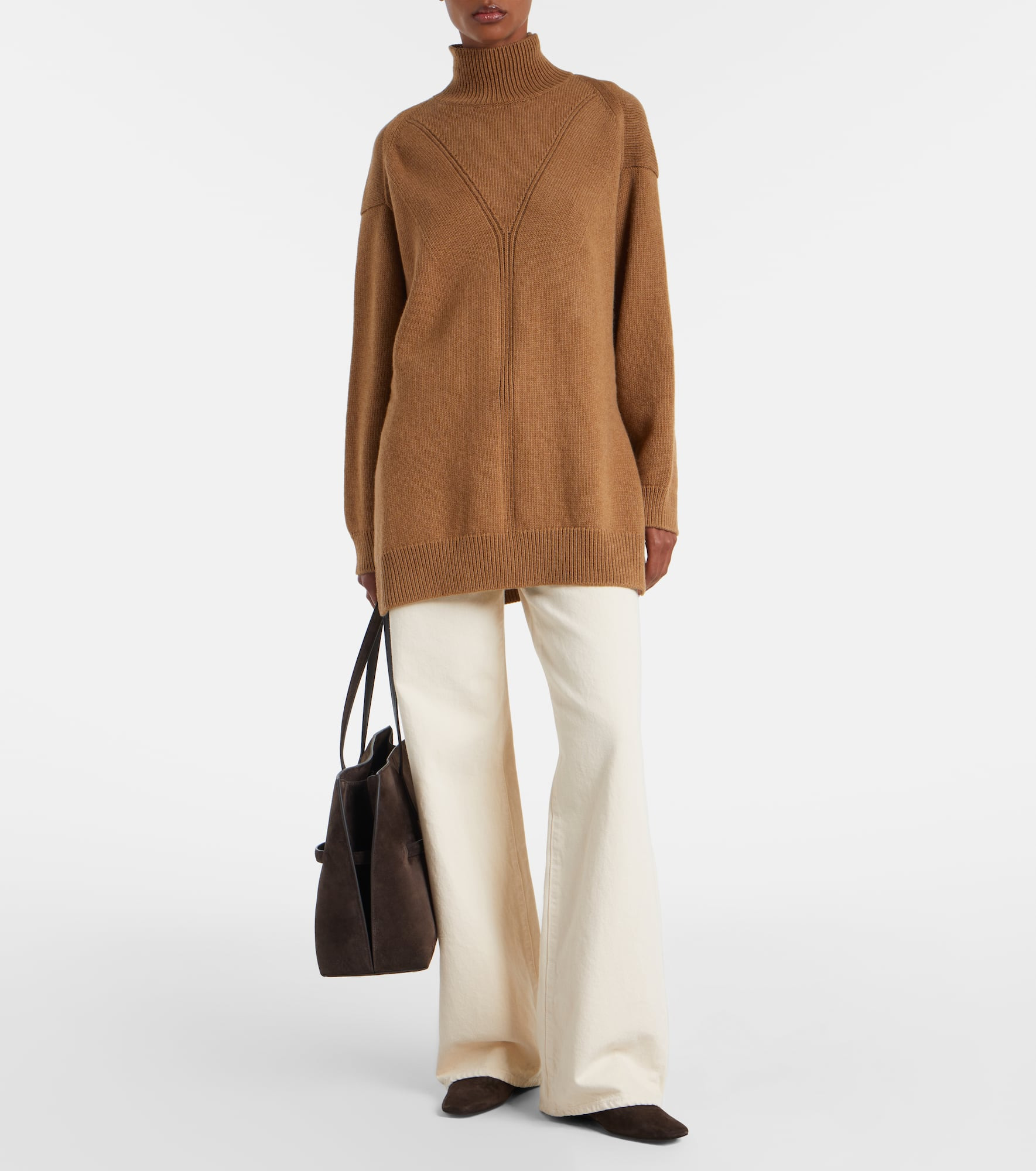 Loletta wool and cashmere turtleneck sweater - 2