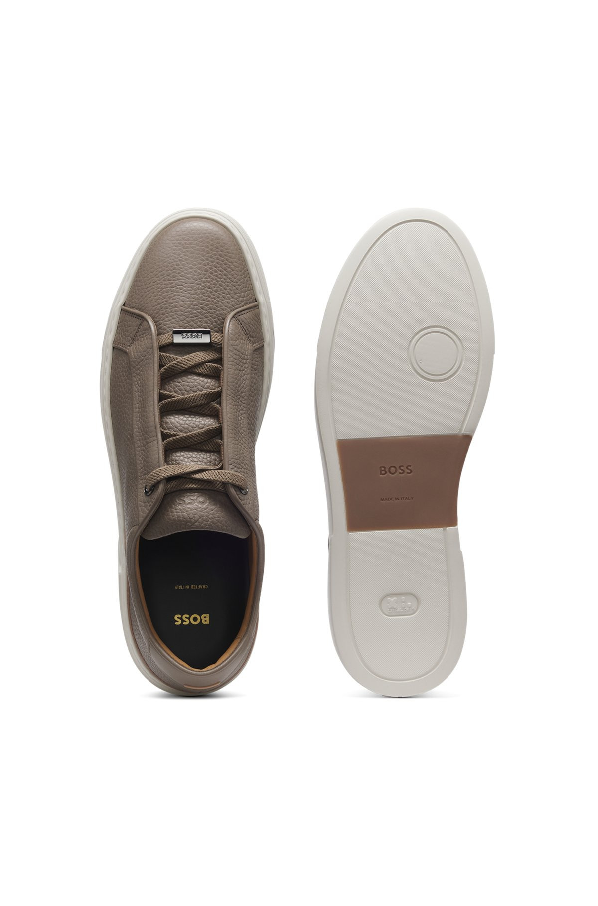 GARY TRAINERS IN GRAINED LEATHER - 4