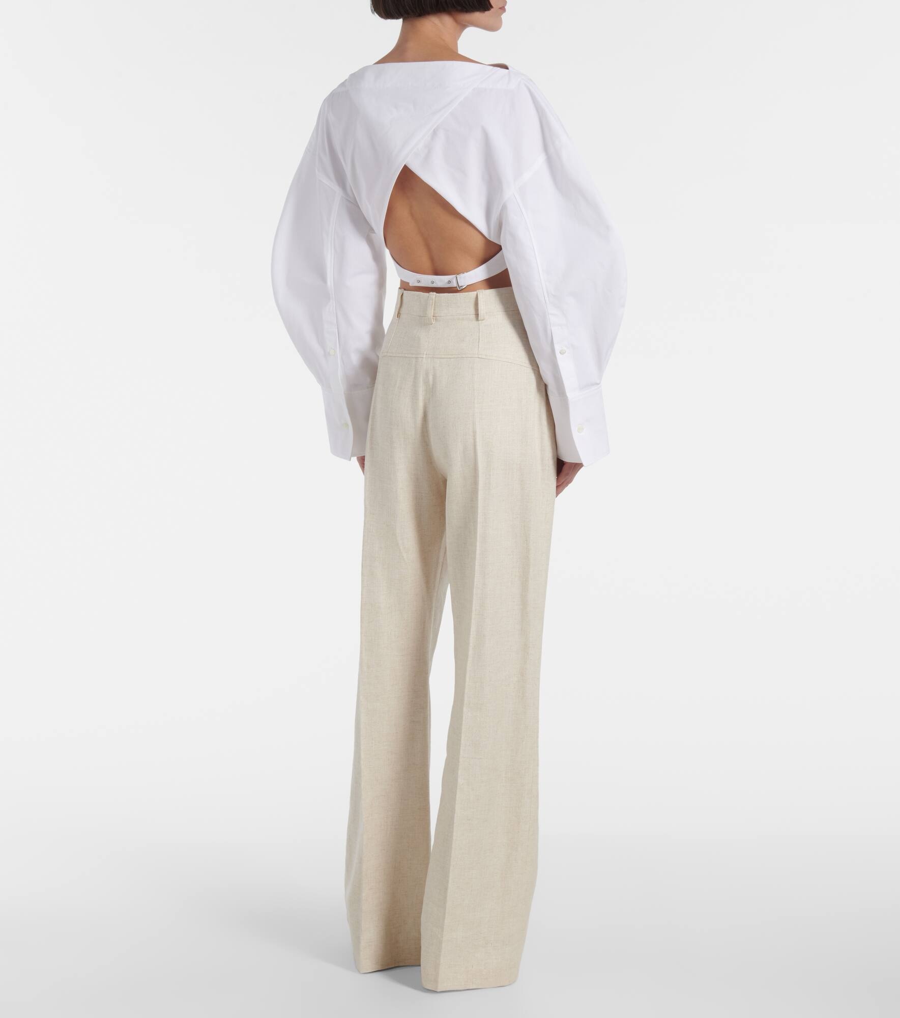 Sauge high-rise straight pants - 3