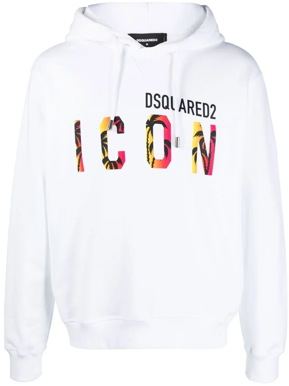 Icon-print hooded sweatshirt - 1