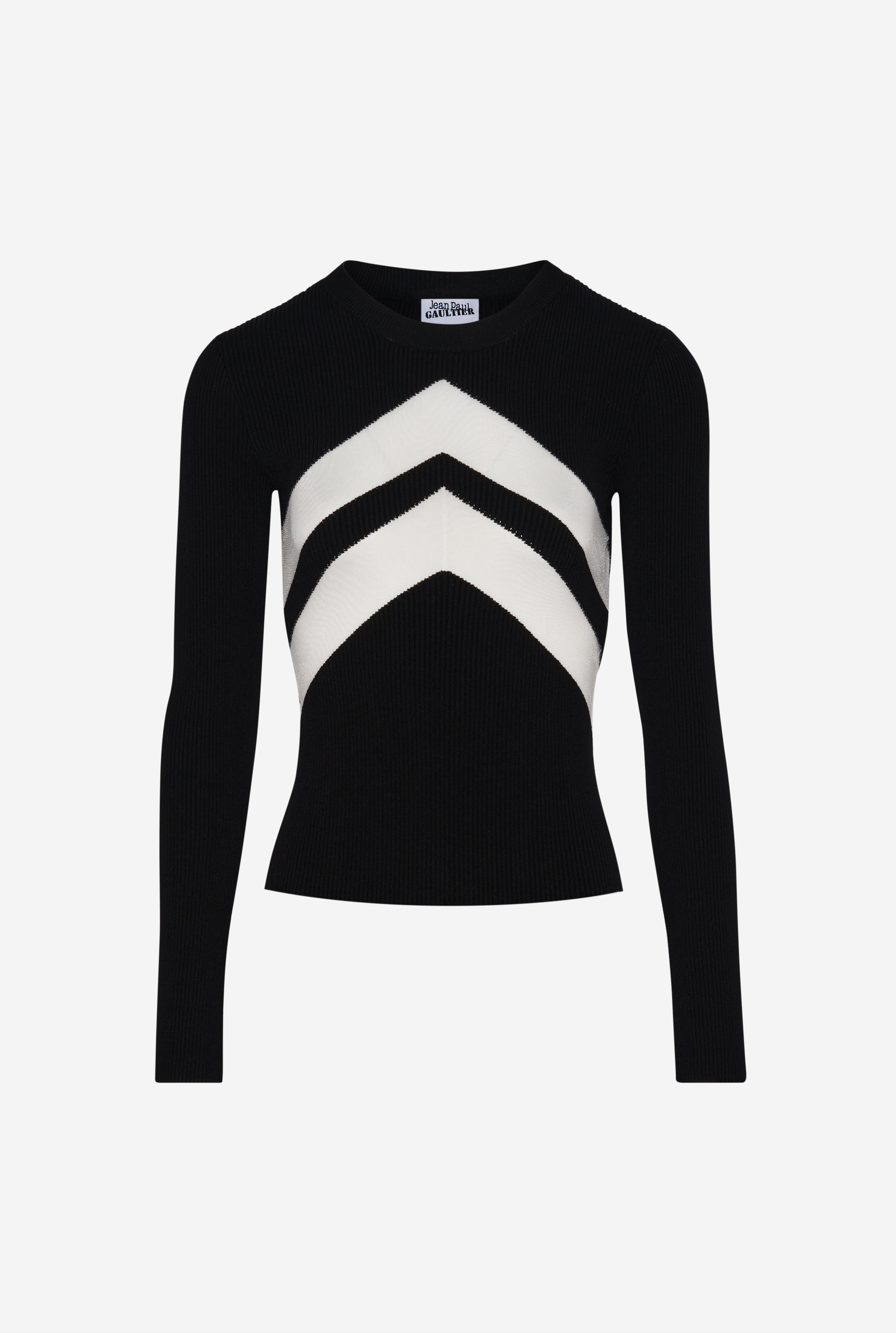 THE BLACK TOP WITH CHEVRONS - 6