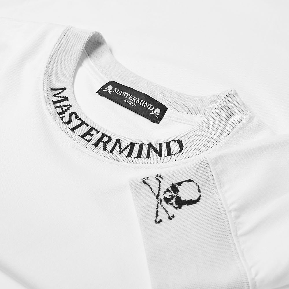 MASTERMIND WORLD Long Sleeve Logo Collar Tee - 2