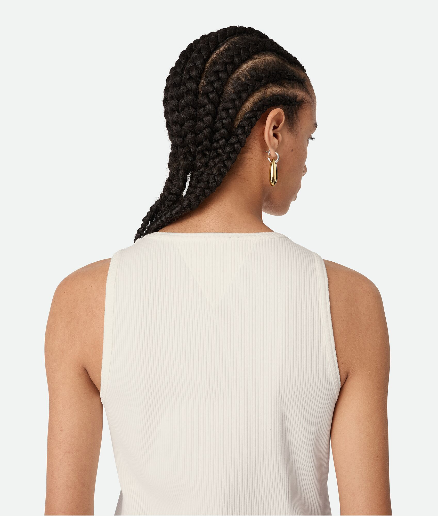 Compact Cotton Rib Jersey Tank Top - 4