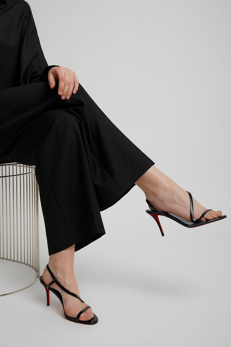 Christian Louboutin Rosa Z 80 black sandals outlook