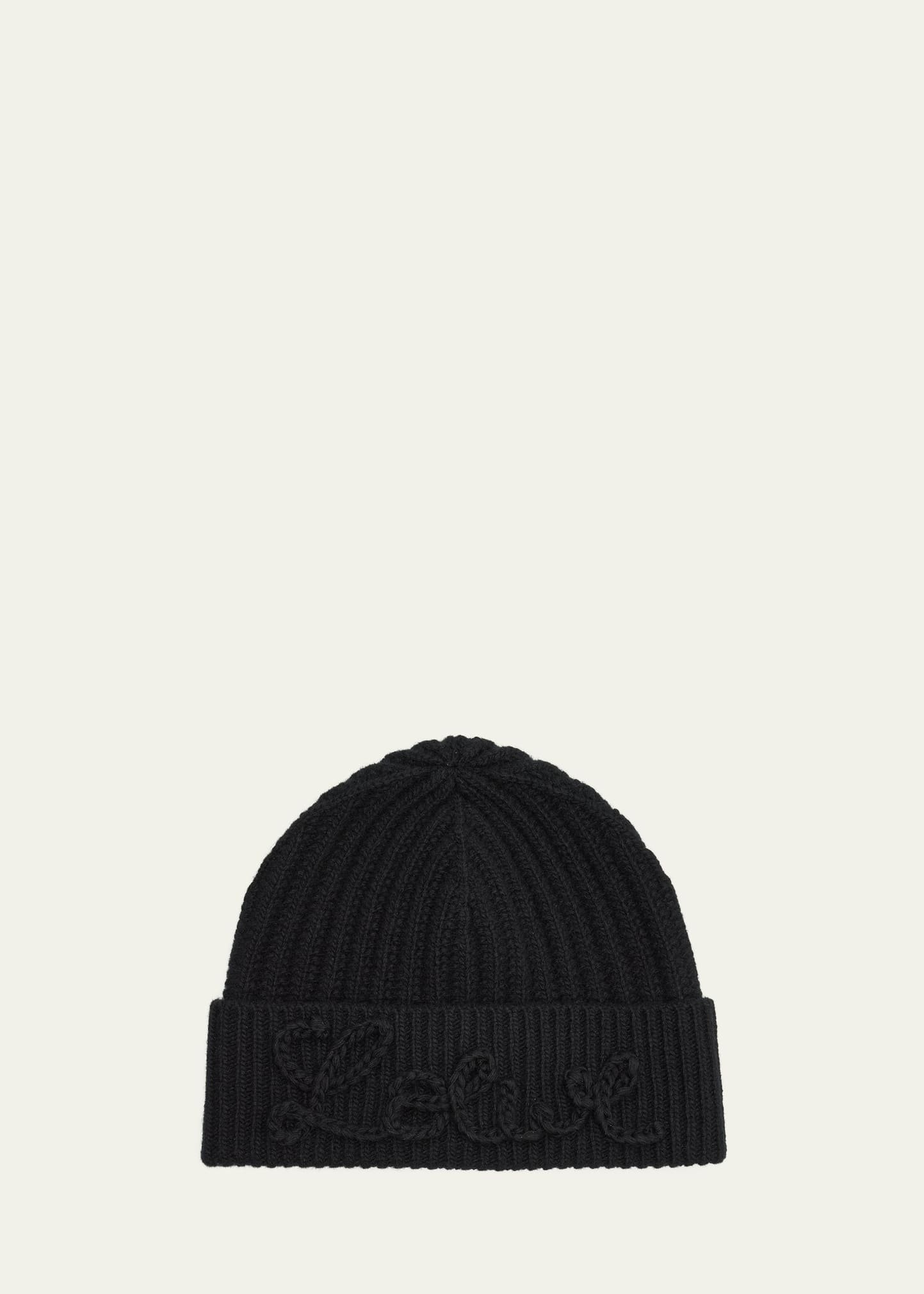 Logo-Print Wool Beanie - 1