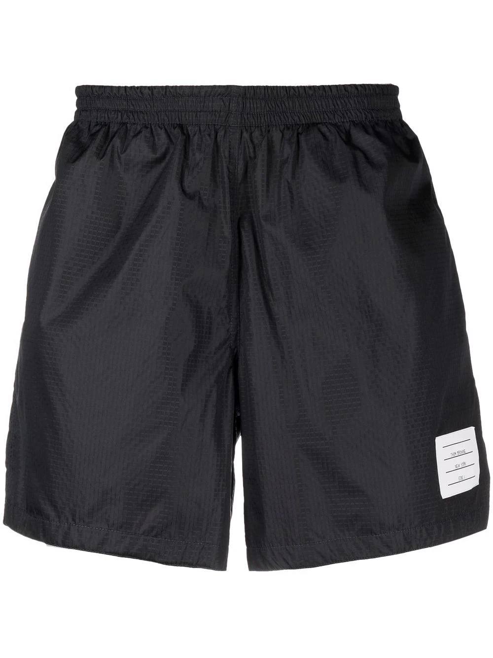 logo-patch track shorts - 1